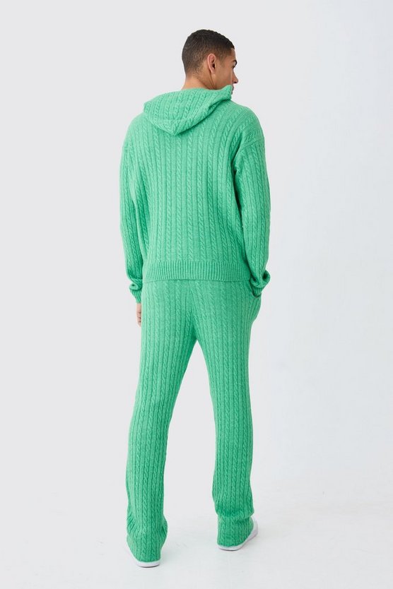 Slim-Fit Zopfmuster-Jogginghose