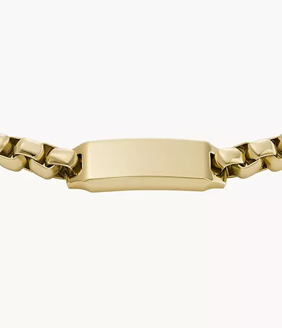 Fossil Gliederarmband Drew Edelstahl goldfarben
