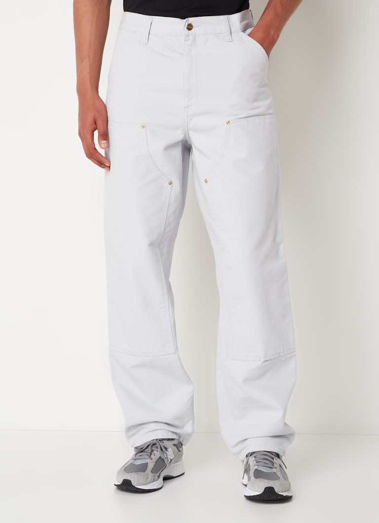 Carhartt WIP dupla térdig érő, laza szabású nadrág biopamutból