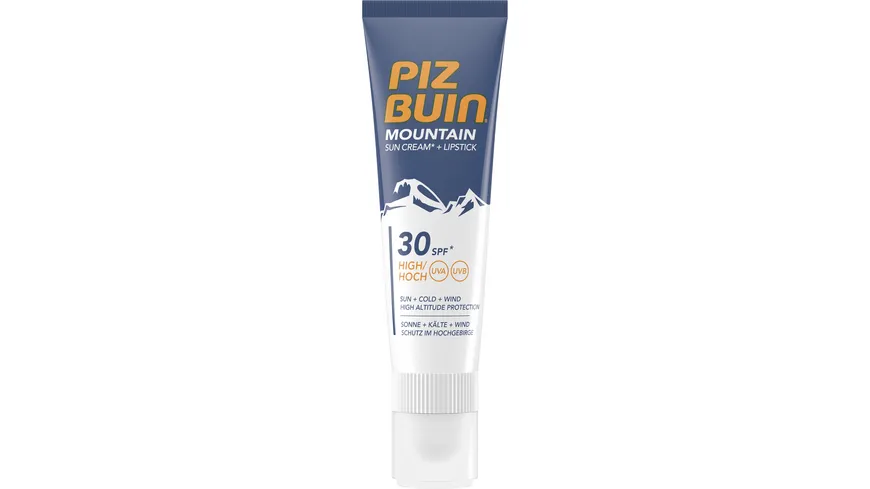 PIZ BUIN MOUNTAIN SONNENCREME LICHTSCHUTZFAKTOR 30 + LIPPENPFLEGE LICHTSCHUTZFAKTOR 30 20ML 20 ml