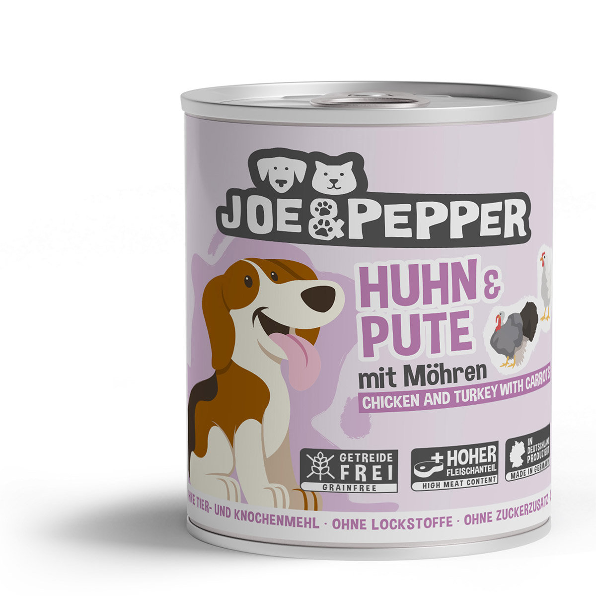 Joe & Pepper Dog Huhn & Pute mit Möhren kaufen bei ZooRoyal