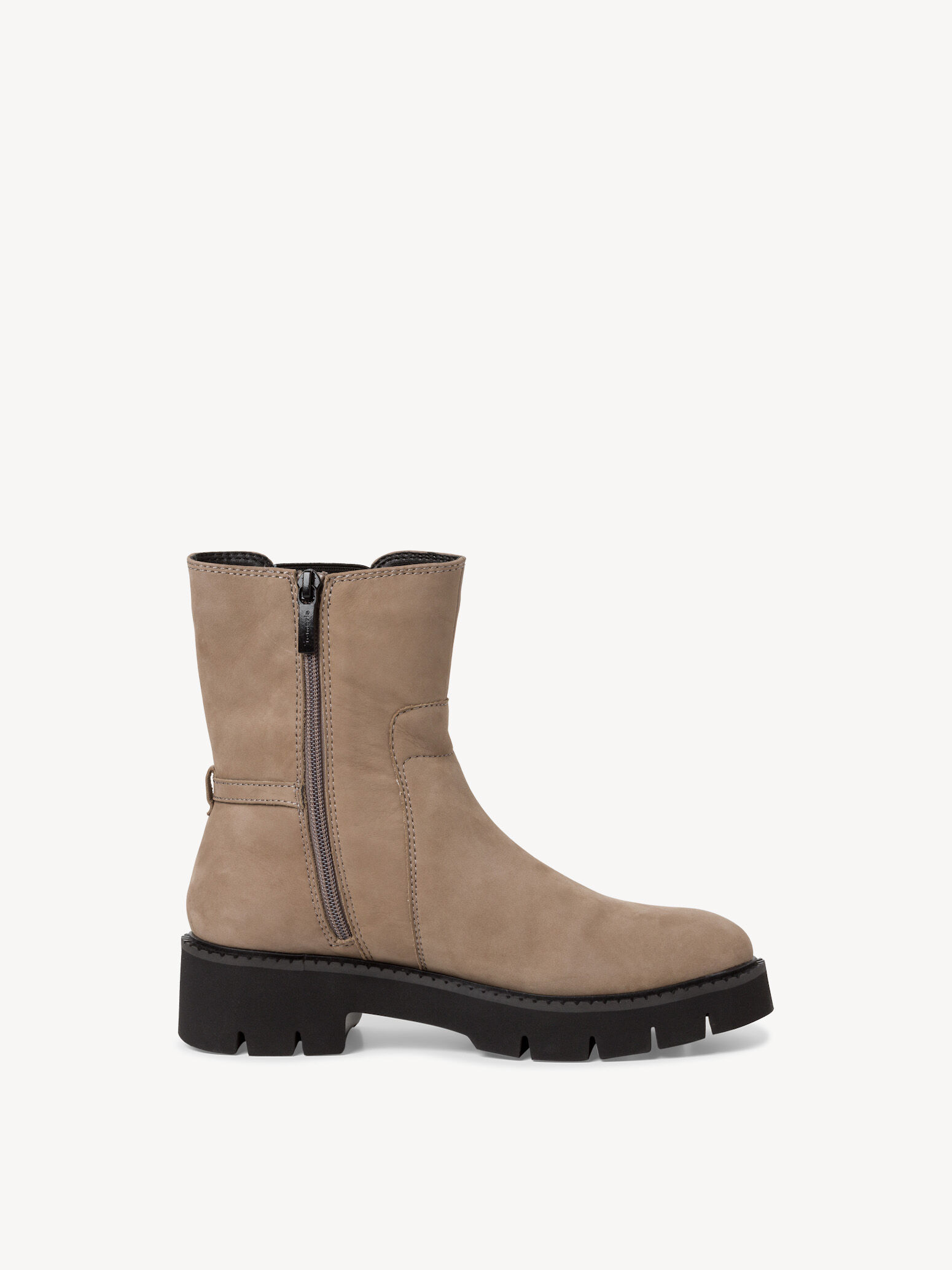 Bottine Chelsea en cuir - marron
