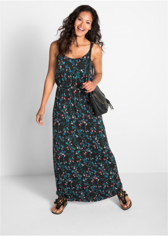 Maxi-Kleid mit Druck