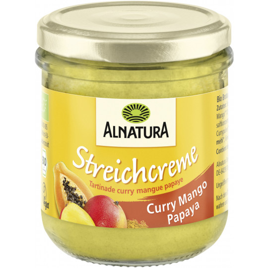 Alnatura Bio Streichcreme Curry Mango Papaya 180G