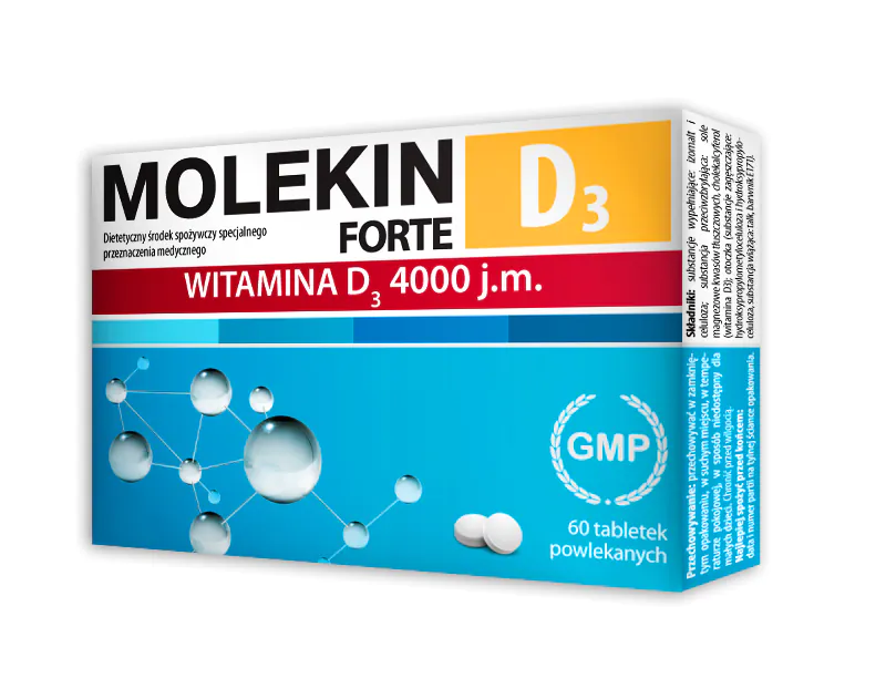 Molekin D3 Forte 4000 jm, Tabletės