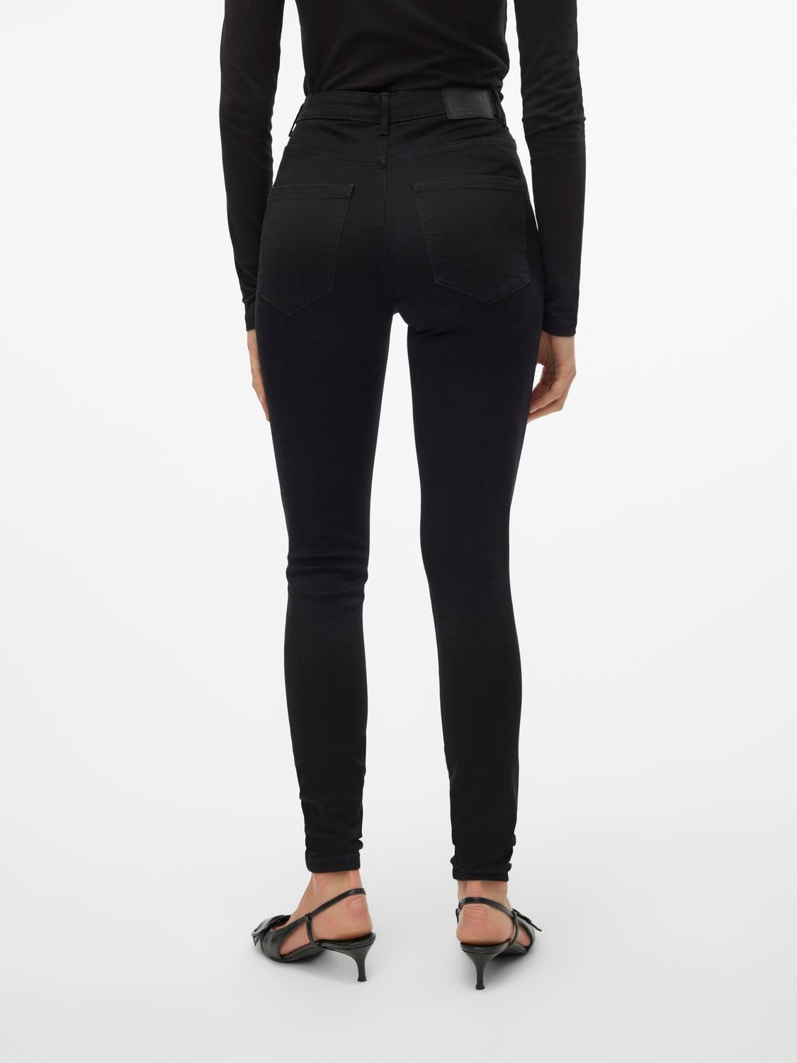 VMSOPHIA Hohe Taille Slim Fit Jeans
