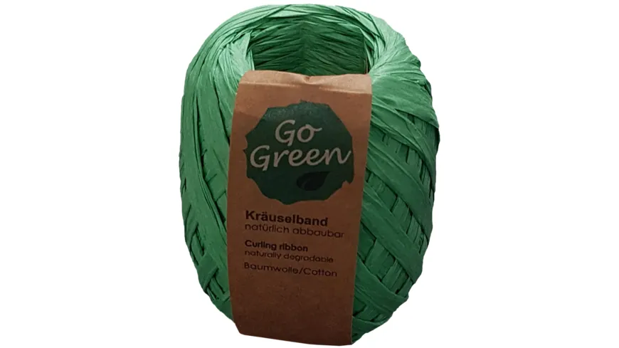 TRUBA GoGreen Raffia-Knäuel grün 30 m