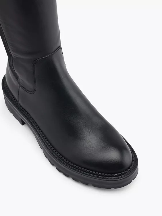 5th Avenue Leder Overknee