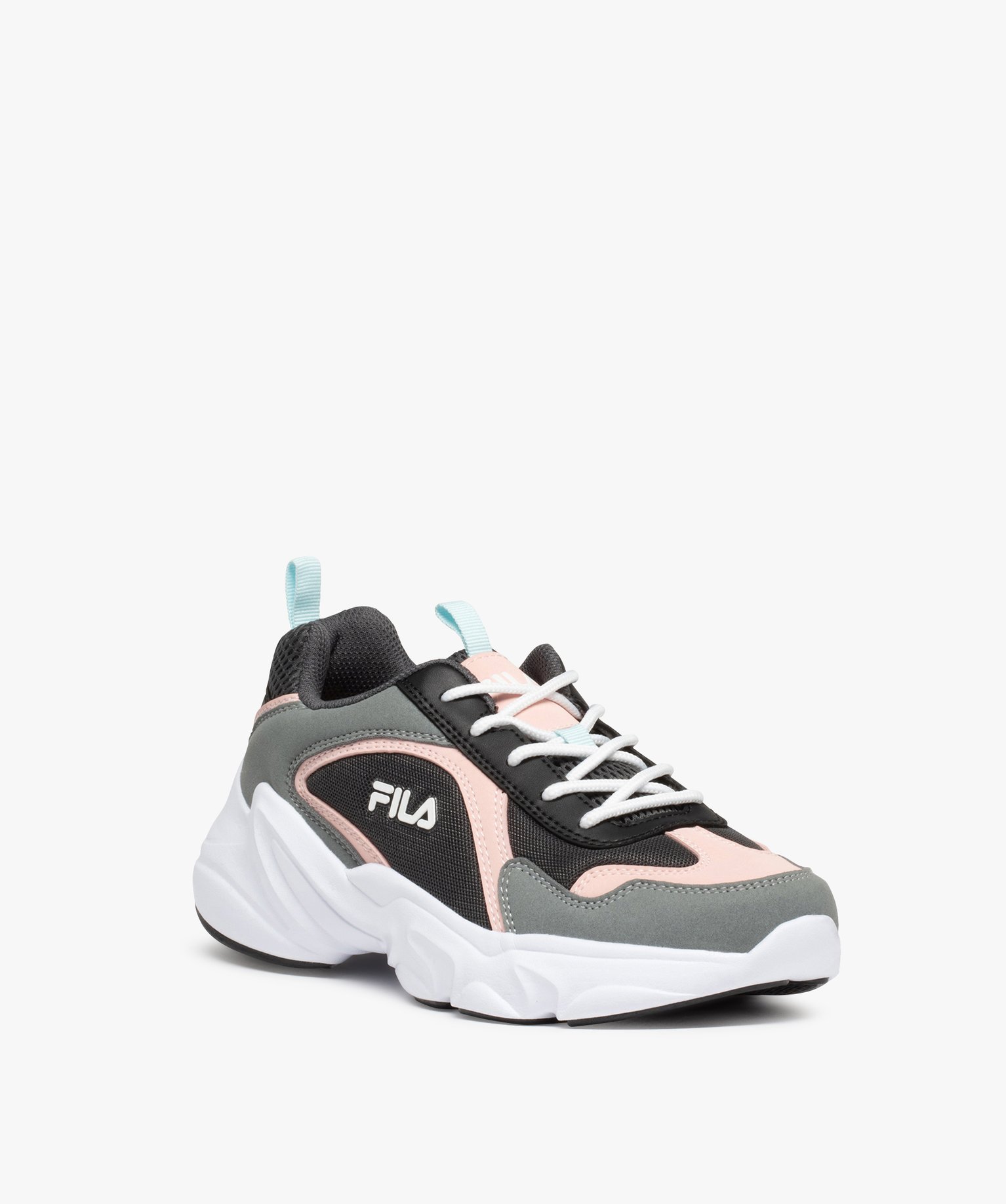 Baskets fille running légères et colorées – Fila Alamo gris | GEMO