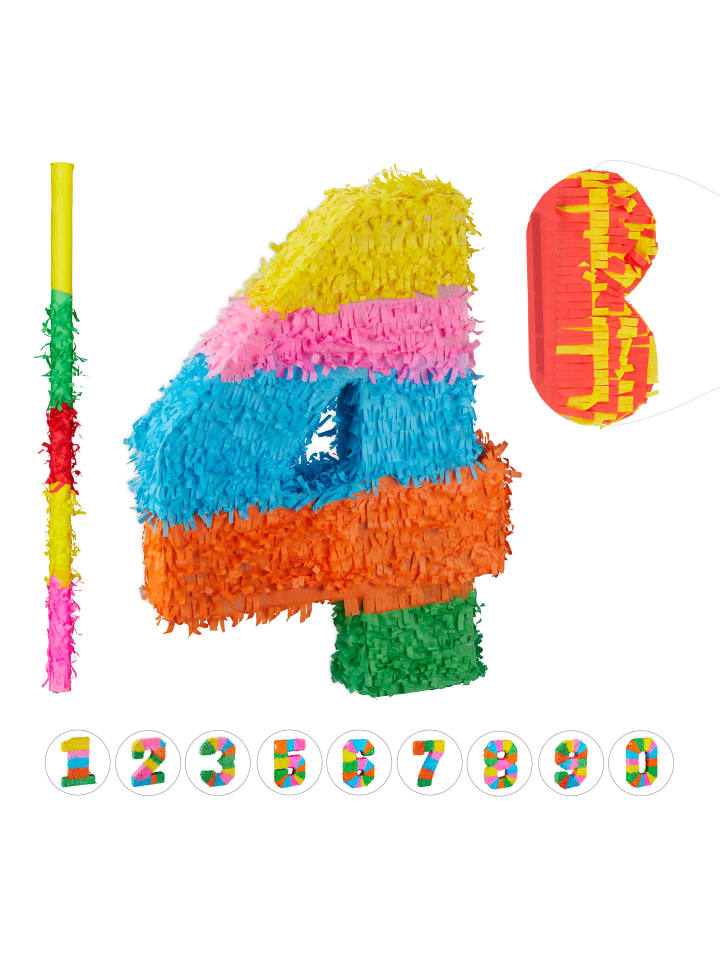 relaxdays 3tlg. Pinata Set 