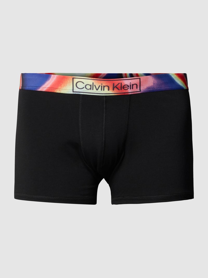 Trunks mit Logo-Bund in schwarz