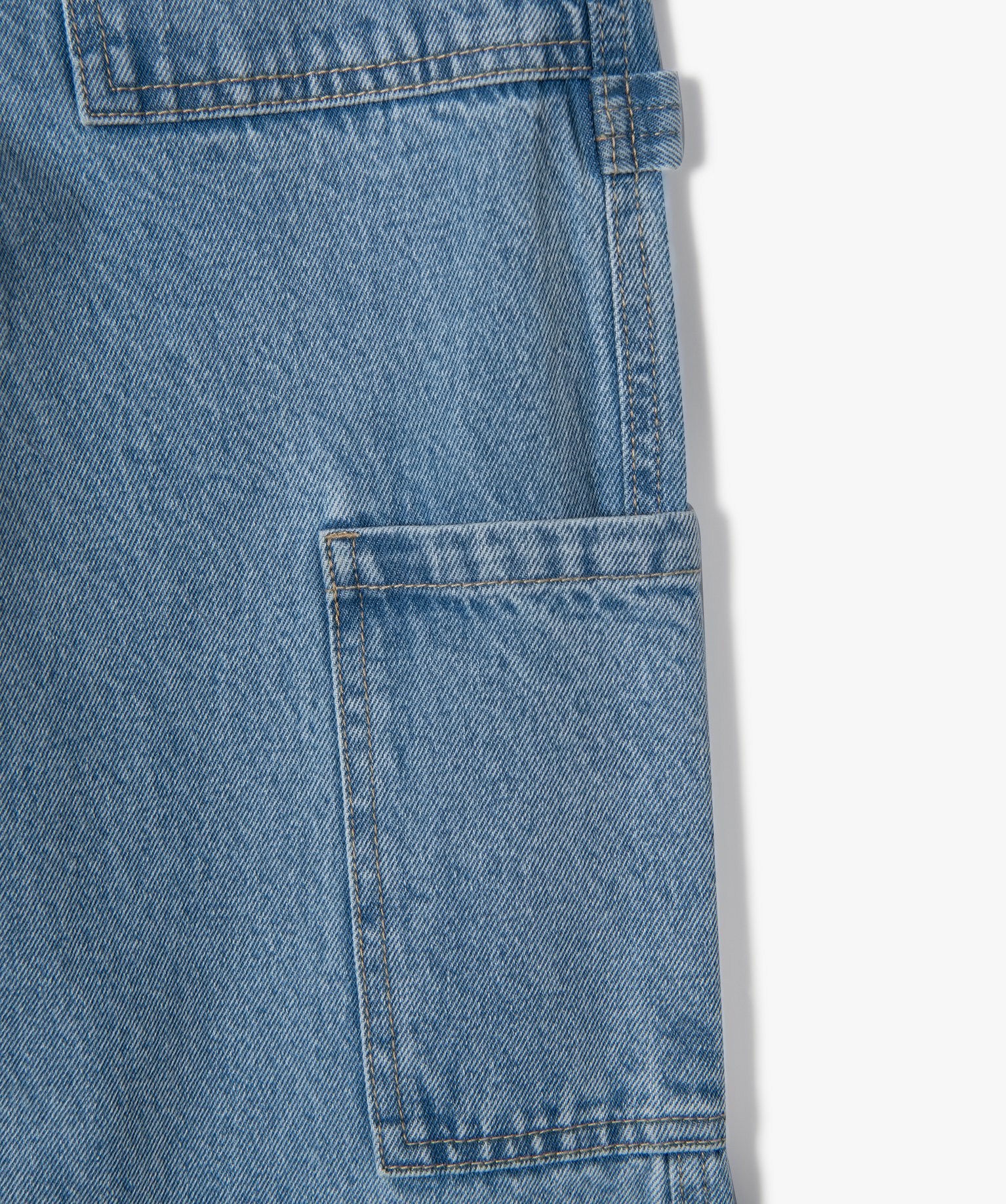 Jean fille coupe large - Camps United stone | GEMO