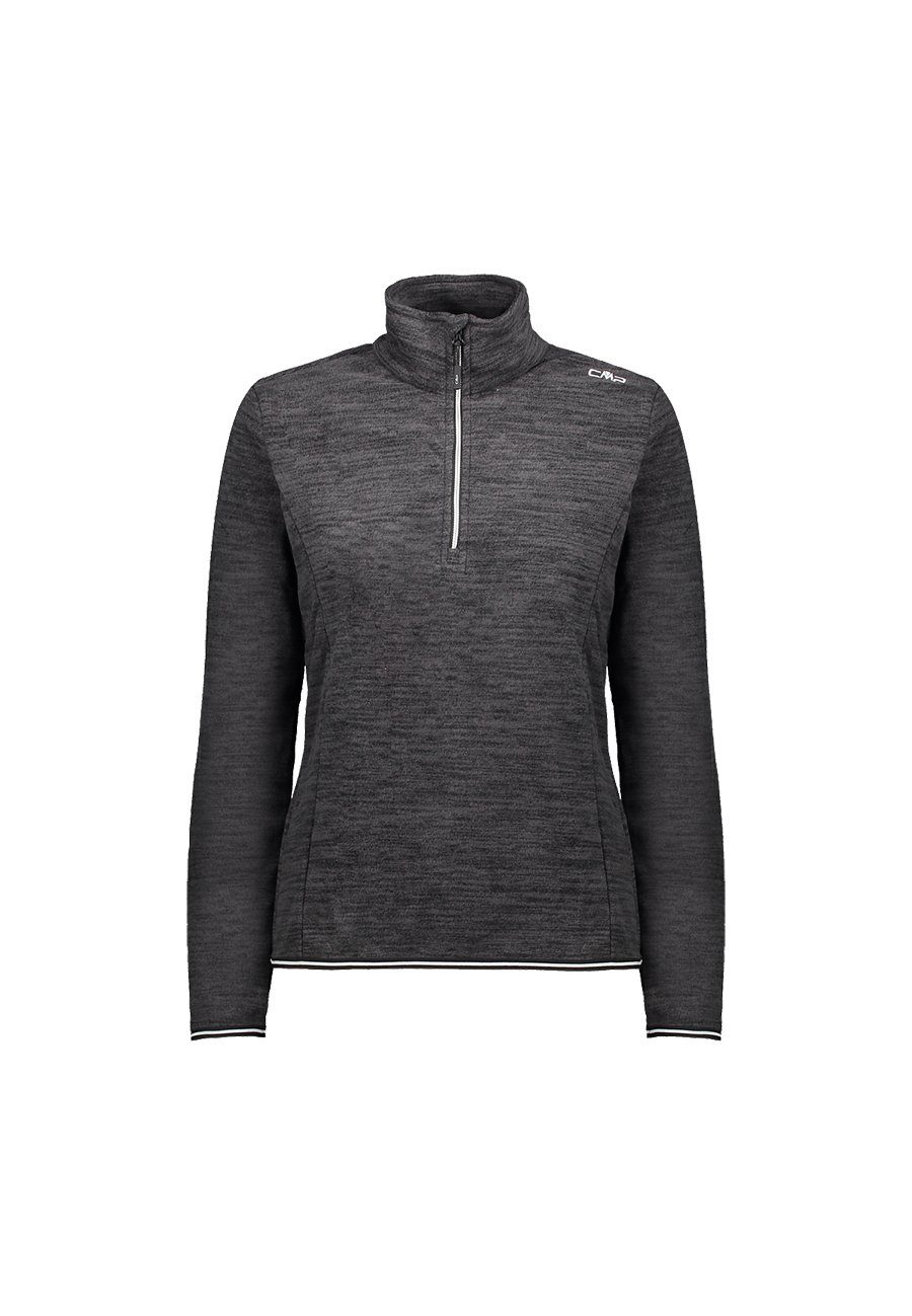 CMP Stillpullover CMP Damen Fleece Rollkragen Pullover in Mélange-Op