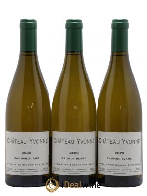 Saumur Château Yvonne  2020 - Lot de 3 Bouteilles