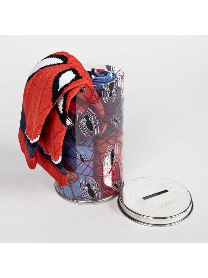 Spiderman Spiderman 4er Pack Jungen Socken Strümpfe Spardose in bunt günstig kaufen