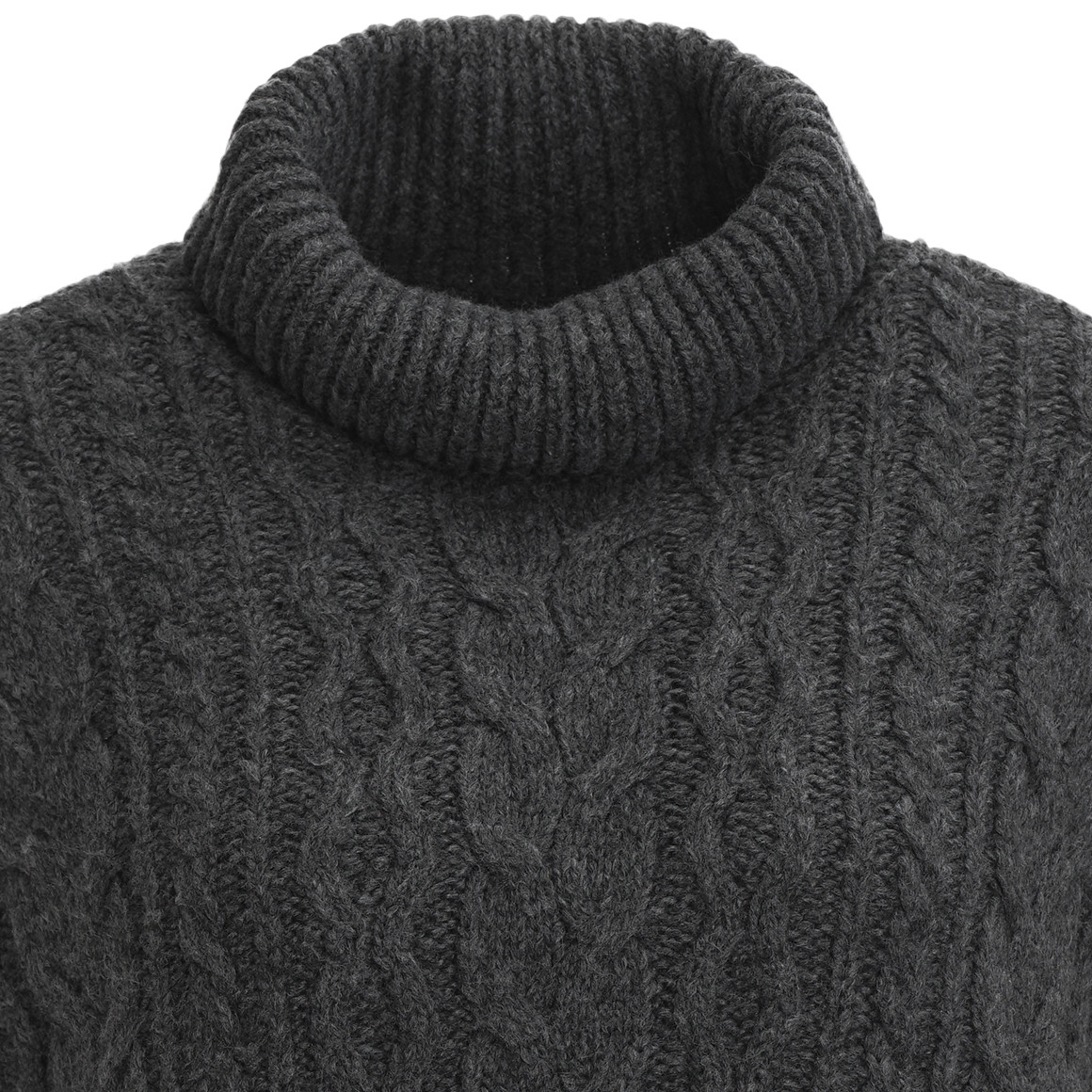 Damen Umstands-Strickpullunder mit Rollkragen