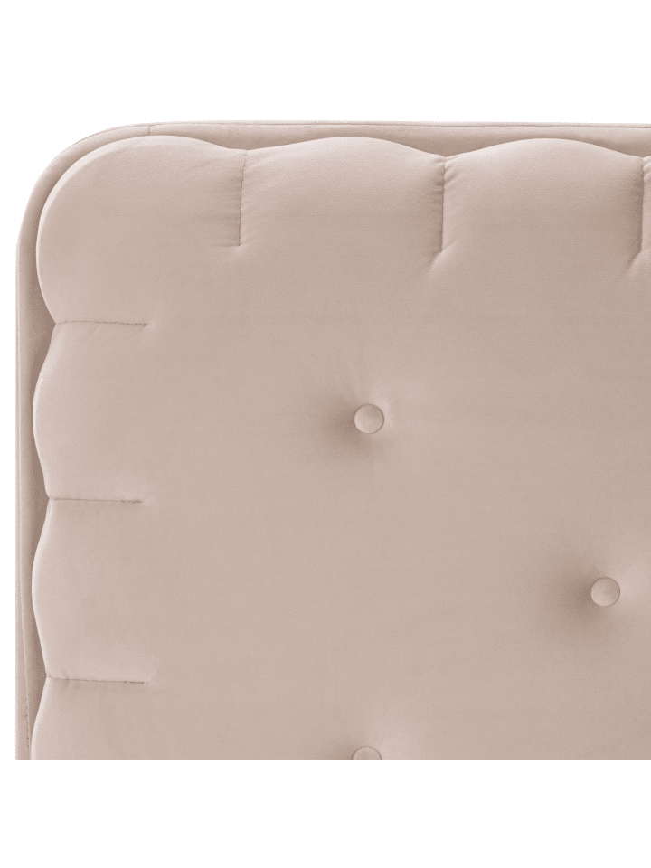 Beliani Einzelbett CORSAINT in Beige/Heller Holzfarbton - (W) 98 x (H) 92 x (L) 209 cm günstig kaufen onesize