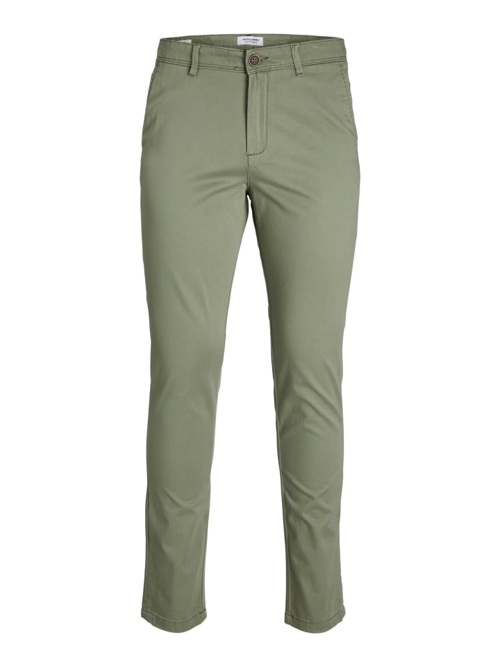 Jack & Jones Chino Hose Stretch Pants Slim Fit JPSTMARCO JJBOWIE in Grün günstig kaufen