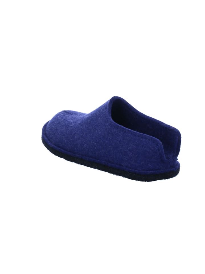 HAFLINGER Pantoffeln Flair Smily in blau günstig kaufen