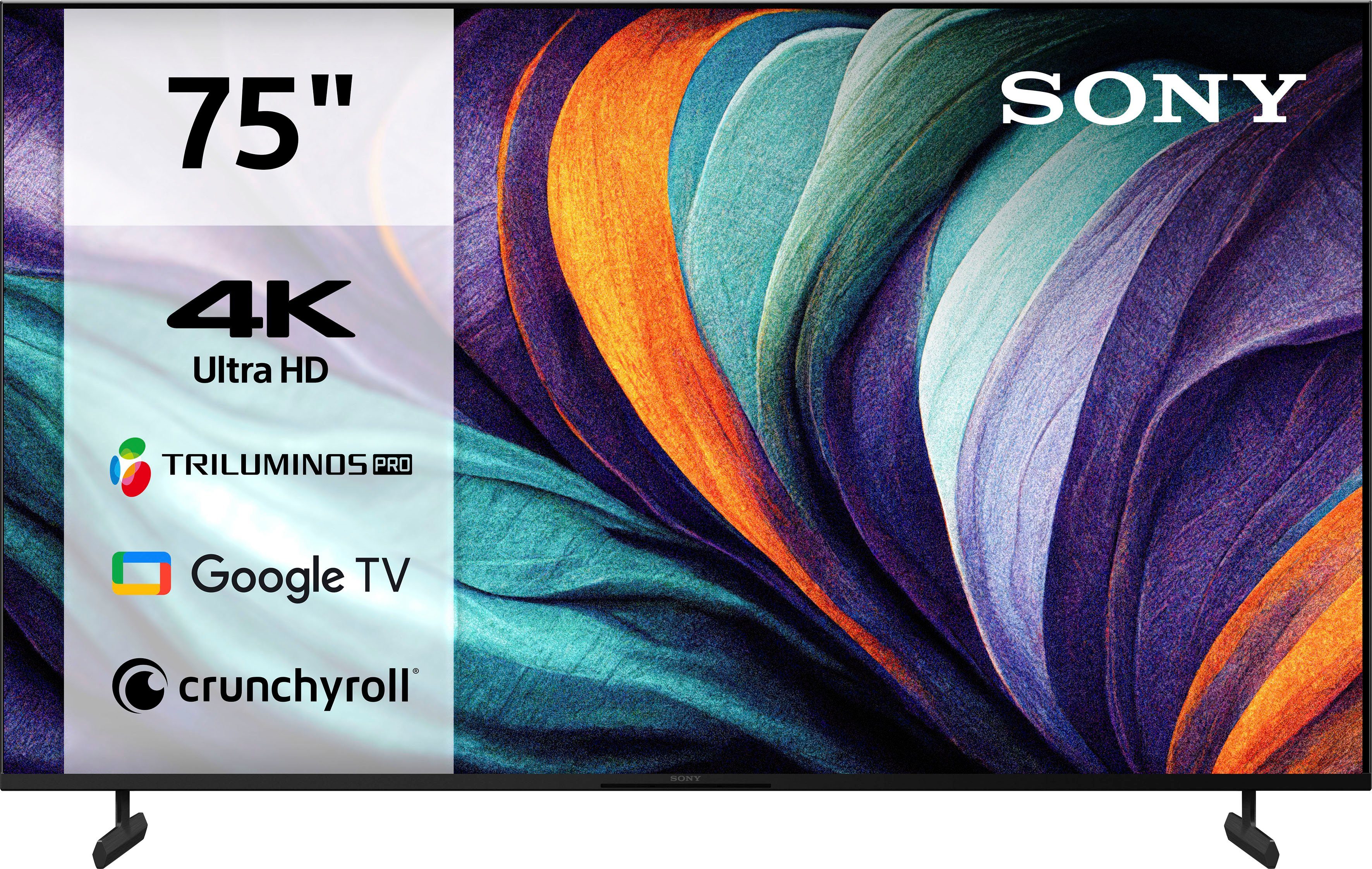 Sony KD-75X80L LED-Fernseher (189 cm/75 Zoll, 4K Ultra HD, Google TV, Smart-TV, HDR, X1-Prozessor, BRAVIA CORE, Triluminos Pro, HDMI 2.1, Gaming-Menü)