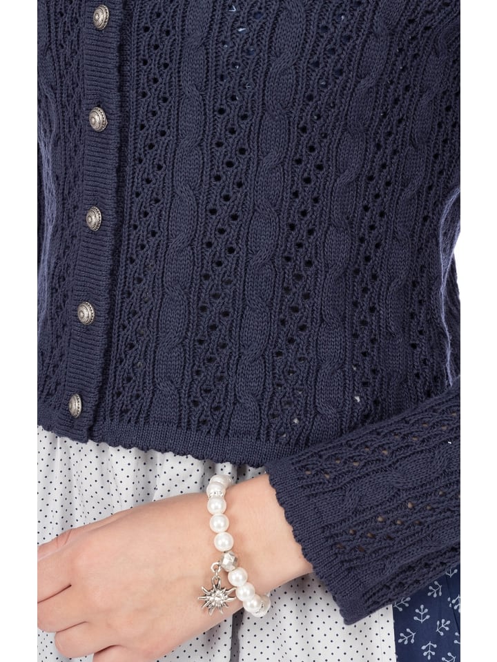 OS-Trachten Strickjacke 457005-0771 in marine günstig kaufen