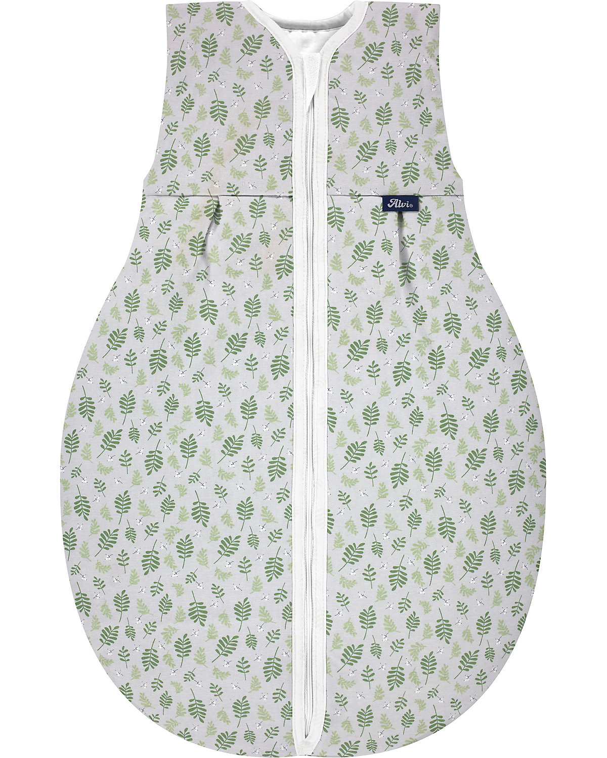 Kugelschlafsack Thermo, Bio Baumwolle - TOG 2,5 - Drifting Leaves, 110 cm