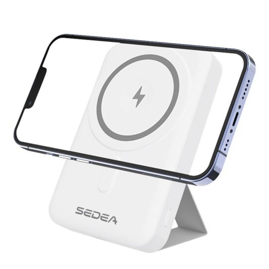 ACUMULATOR POWERBANK MAGSAFE - INDUCȚIE ALB 10000 mAh
