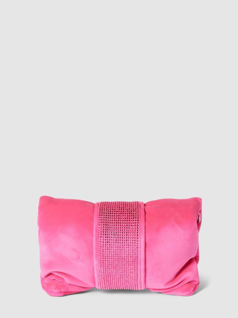 Handtasche mit Label-Detail Modell 'DAHLIA' in pink
