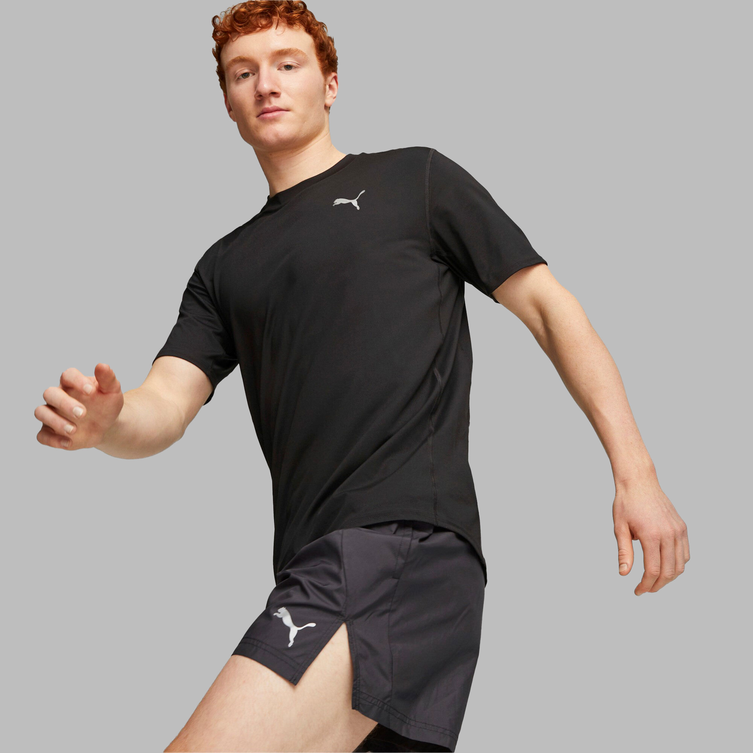 Run Cloudspun Laufshirt Herren - Schwarz