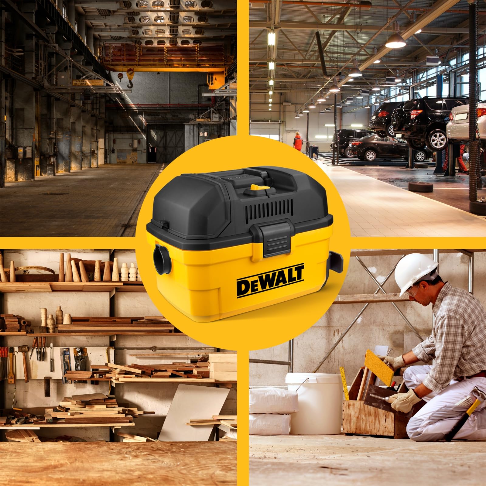 DeWalt DXV15T Toolbox 15L Usisivač za mokro/suho čišćenje