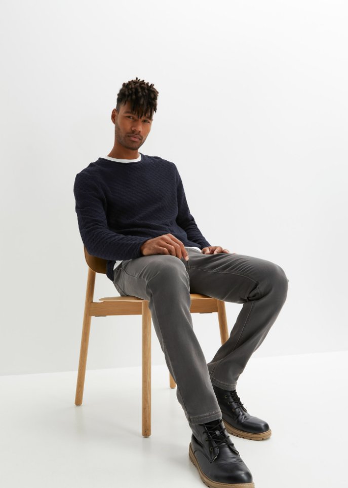 Pullover mit recycelter Baumwolle