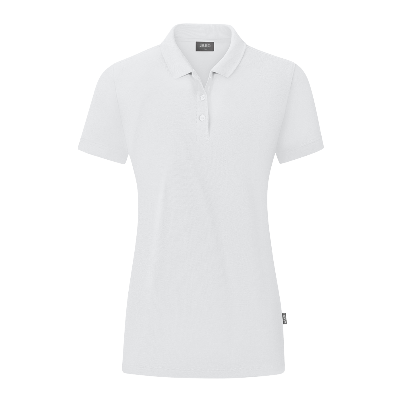 JAKO Organic Poloshirt Damen Weiss F000