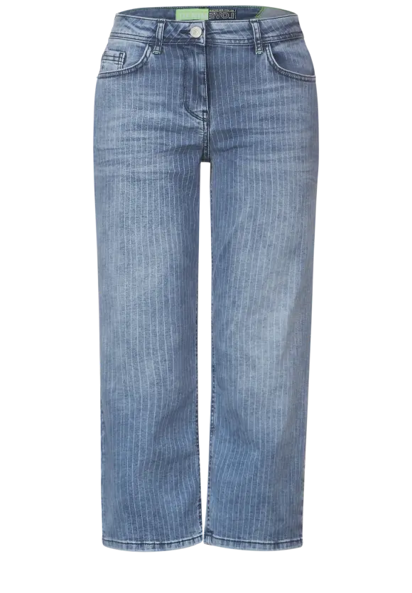 CECIL Loose Fit Jeans in 3/4-Länge