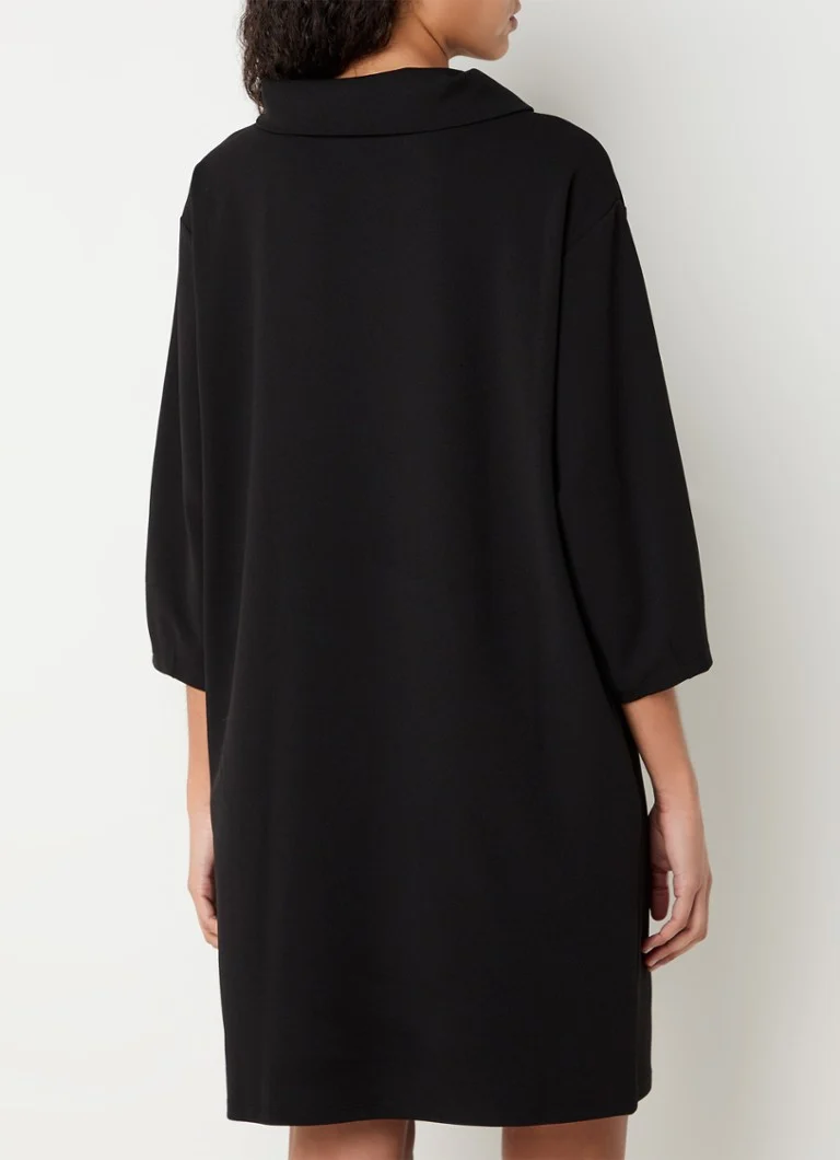 OPUS Wabyna Mini-Strickkleid mit U-Boot-Ausschnitt
