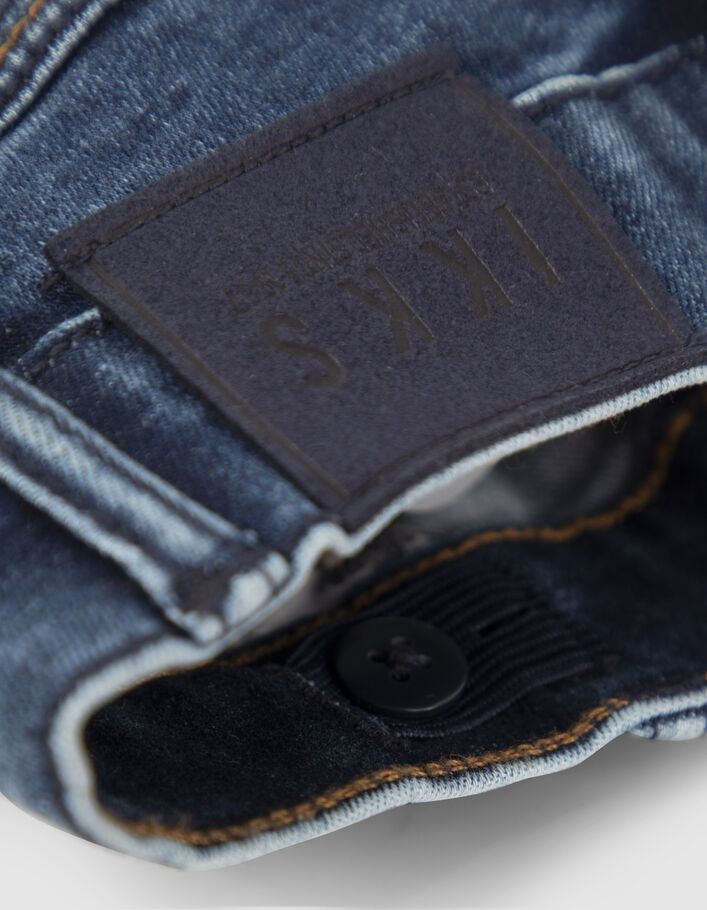 Jean SLIM bleu avec print garçon