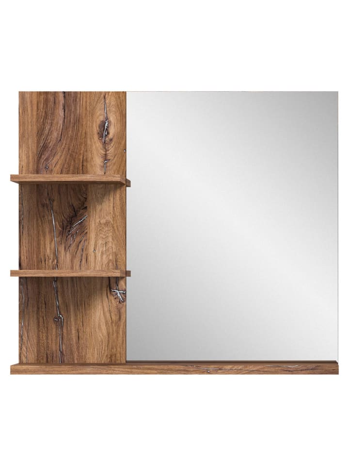 ebuy24 Badspiegel Ramon Grau 80 x 20 cm günstig kaufen onesize