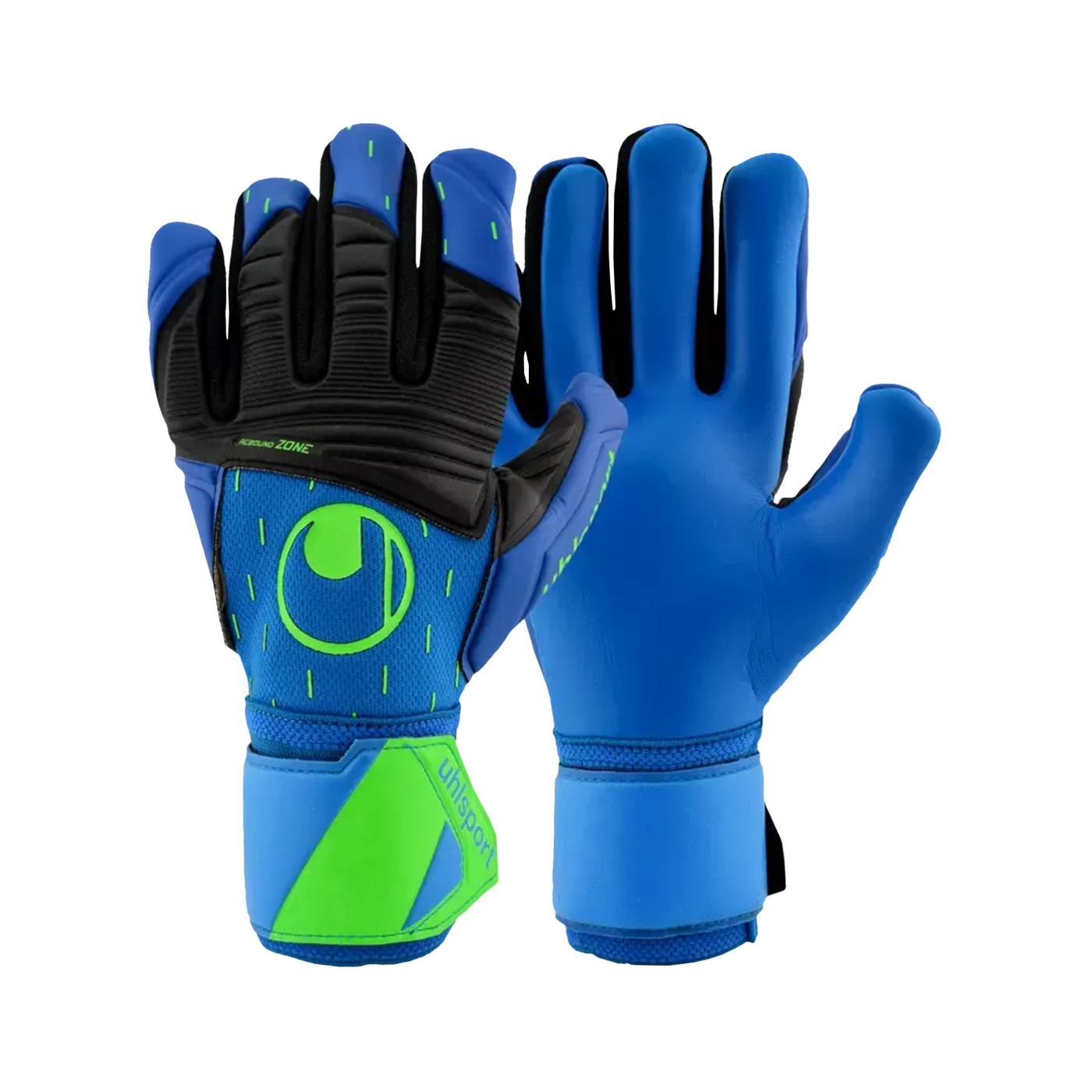 Uhlsport Aquasoft HN Torwarthandschuhe Blau Schwarz F01