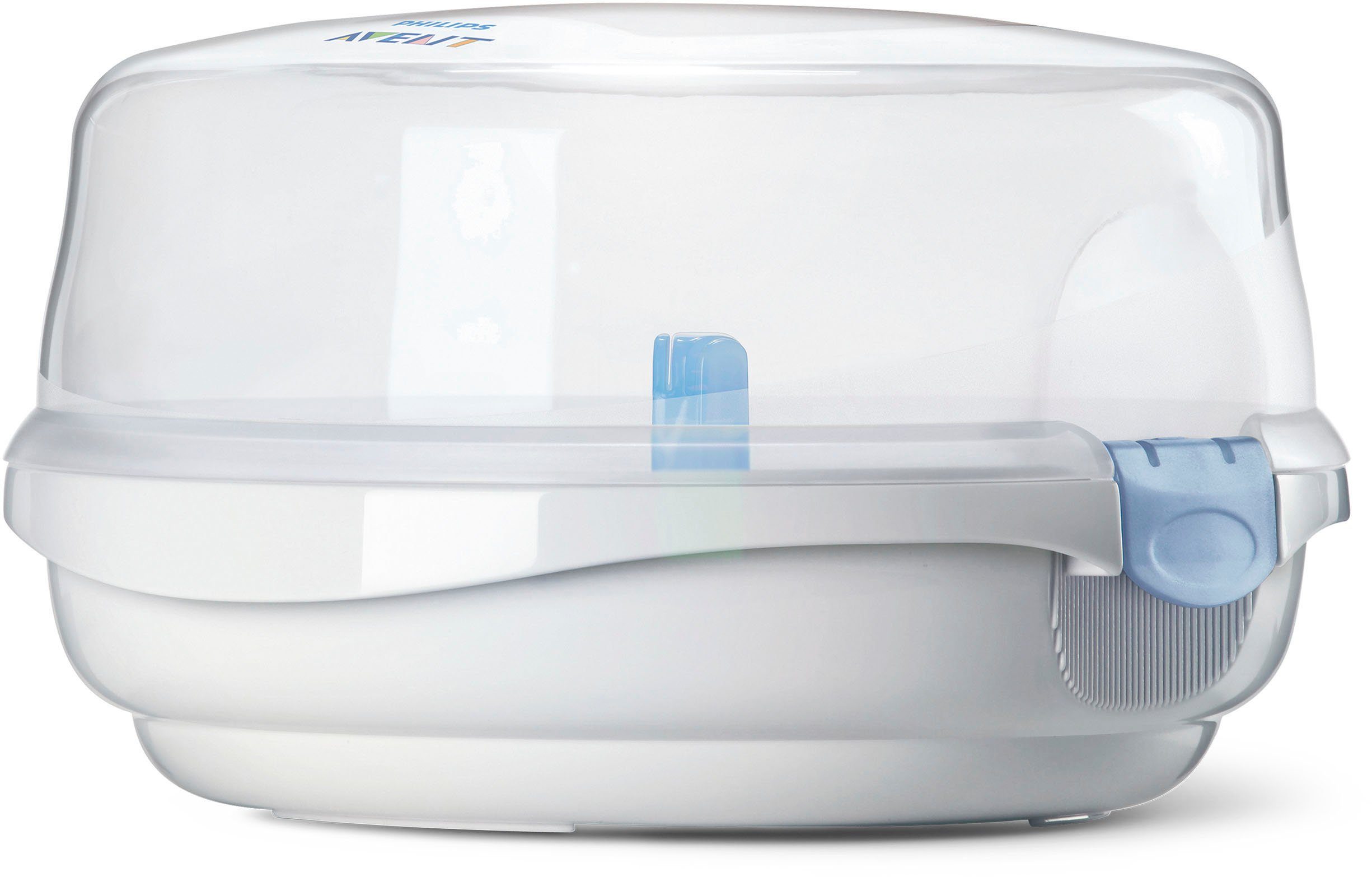 Philips AVENT Mikrowellen-Dampfsterilisator SCF281/02, fasst 4 Philips Avent Flaschen, sterilisiert in 2 Minuten