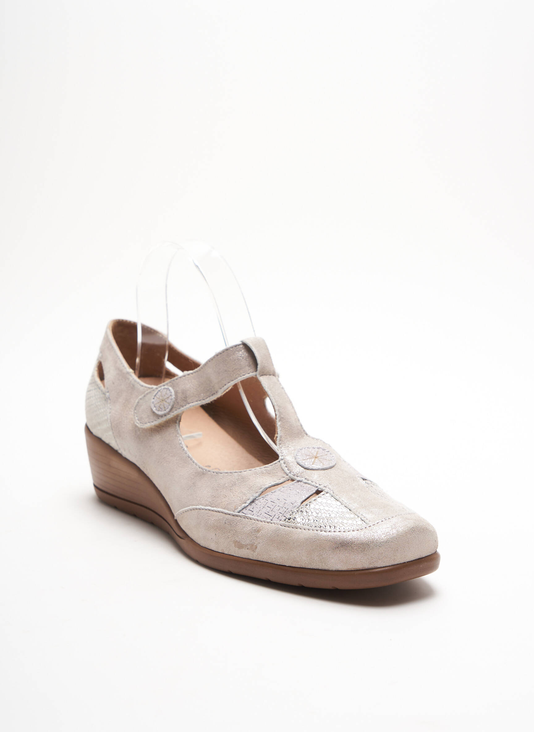 Geo Reino Sandales Nu Pieds Femme couleur beige