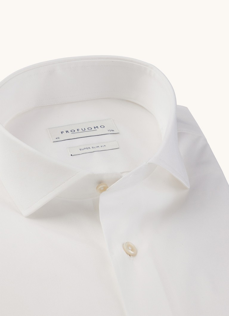 Profuomo Super slim fit majica z raztegljivim vzorcem