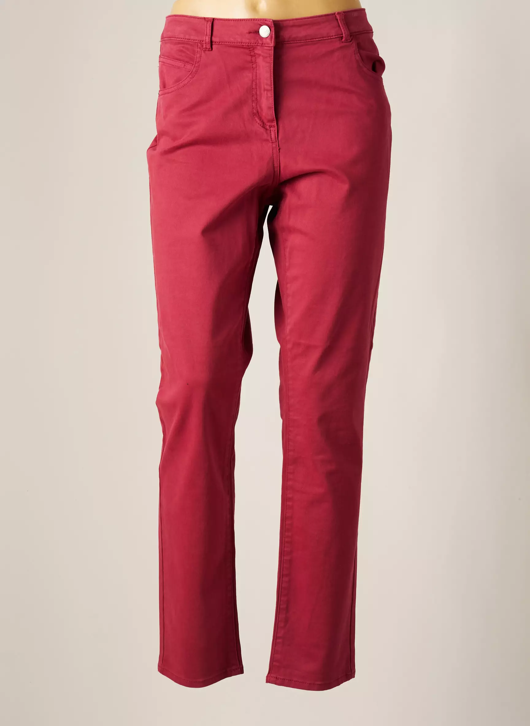 White Stuff Pantalons Slim Femme couleur rose