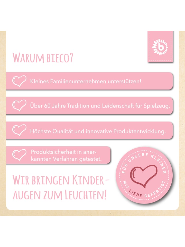 Bieco Spielwaren Kinderstuhl bis 80 kg belastbar in Rosa günstig kaufen onesize