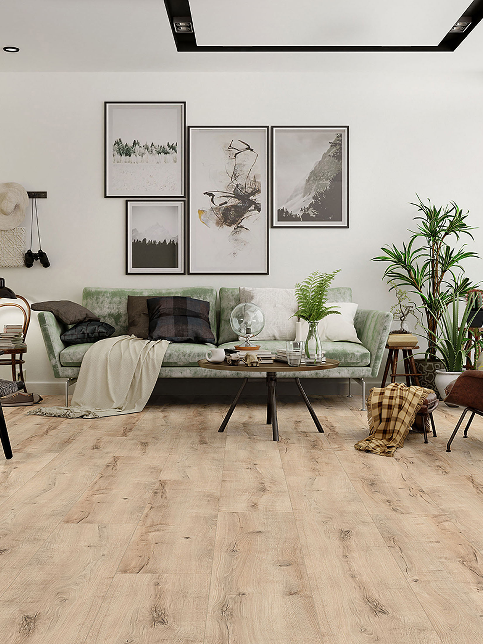 Natura XXL Klick-Laminat, Bright Rustik Oak 62267