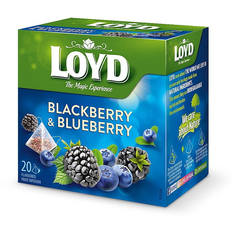 Loyd Te 20-pk m/bjørnebær & blåbær Loyd