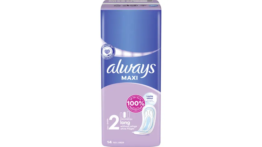 Always MAXI Damenbinden ProFresh Long 14ST