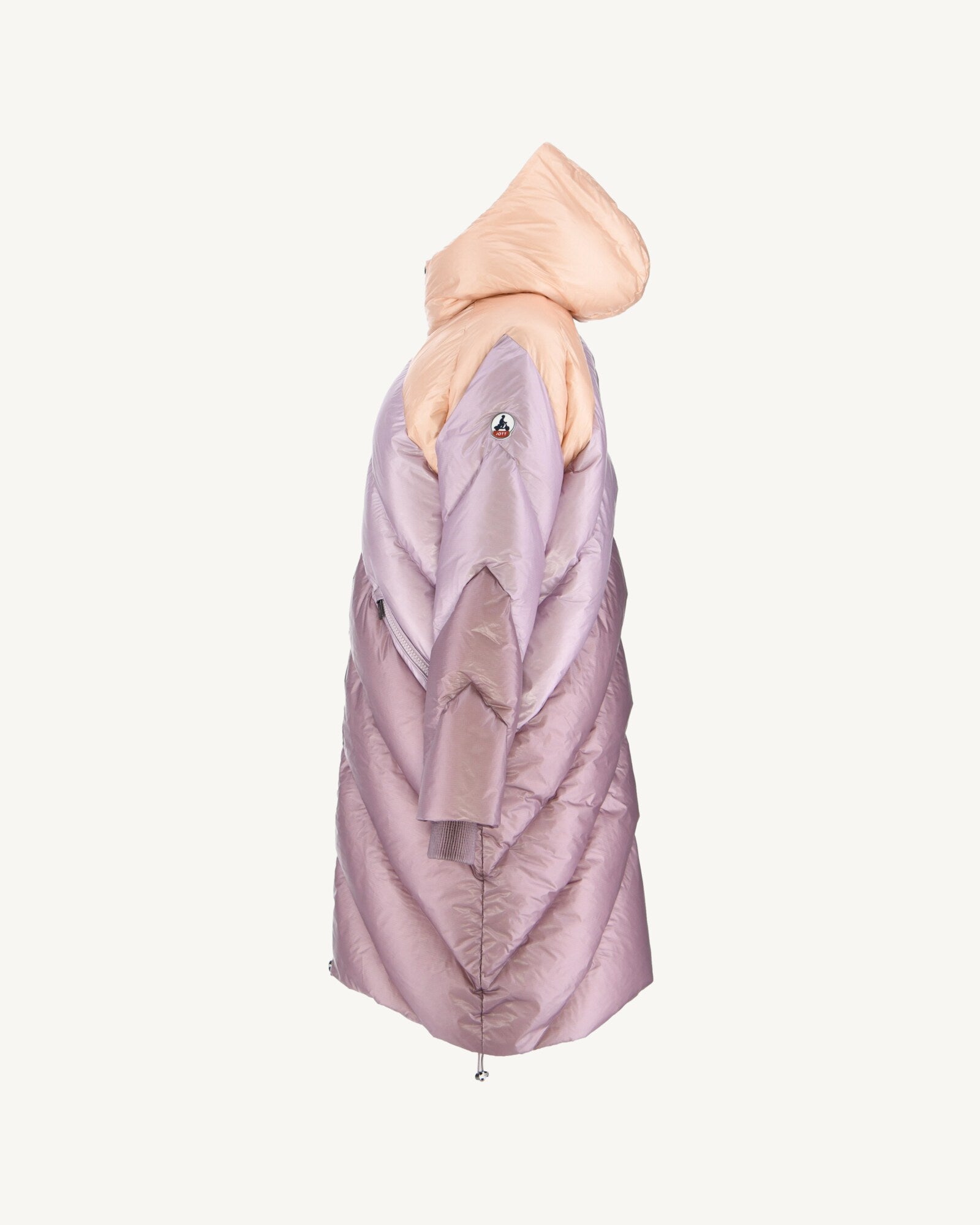 Doudoune longue à capuche Grand Froid Combo violet Comet