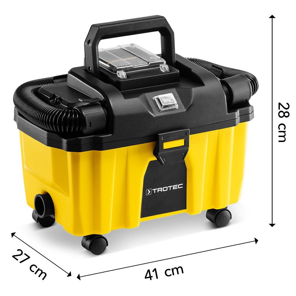 TROTEC Nass-Trocken-Akkusauger VC 15-20V, 130,00 W, beutellos, Nass-/Trockenreinigung