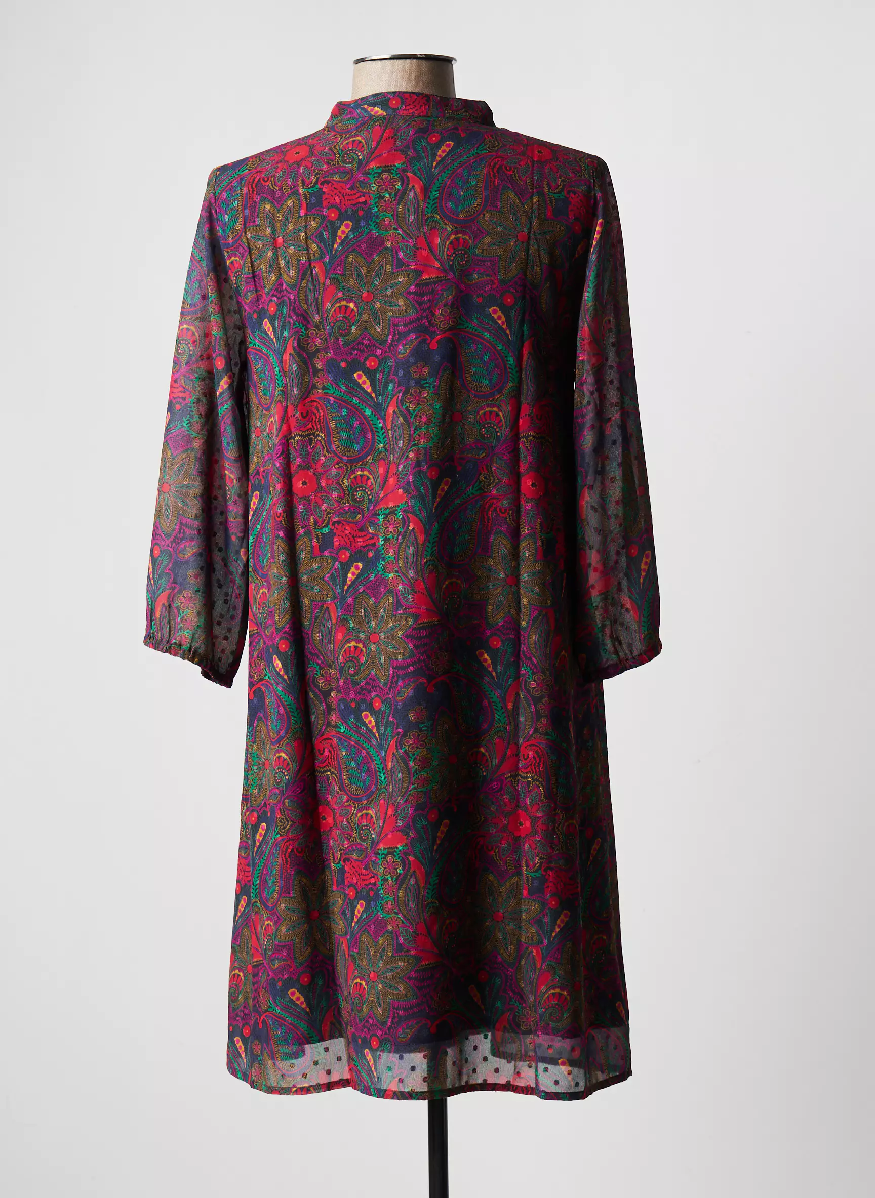 La Fiancee Robes Mi Longues Femme couleur rose