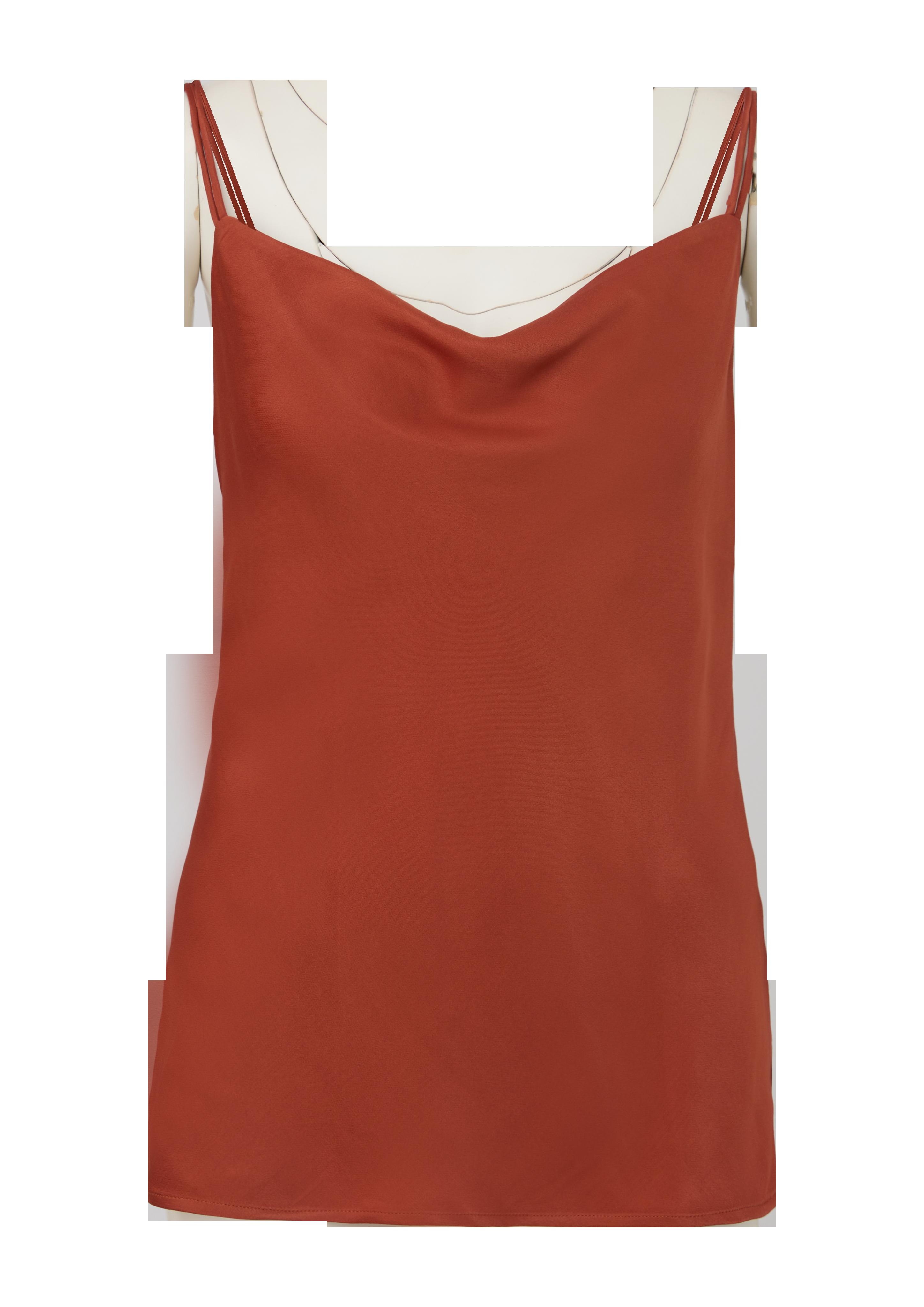 Satin-Top aus Viskose  2132060-2813