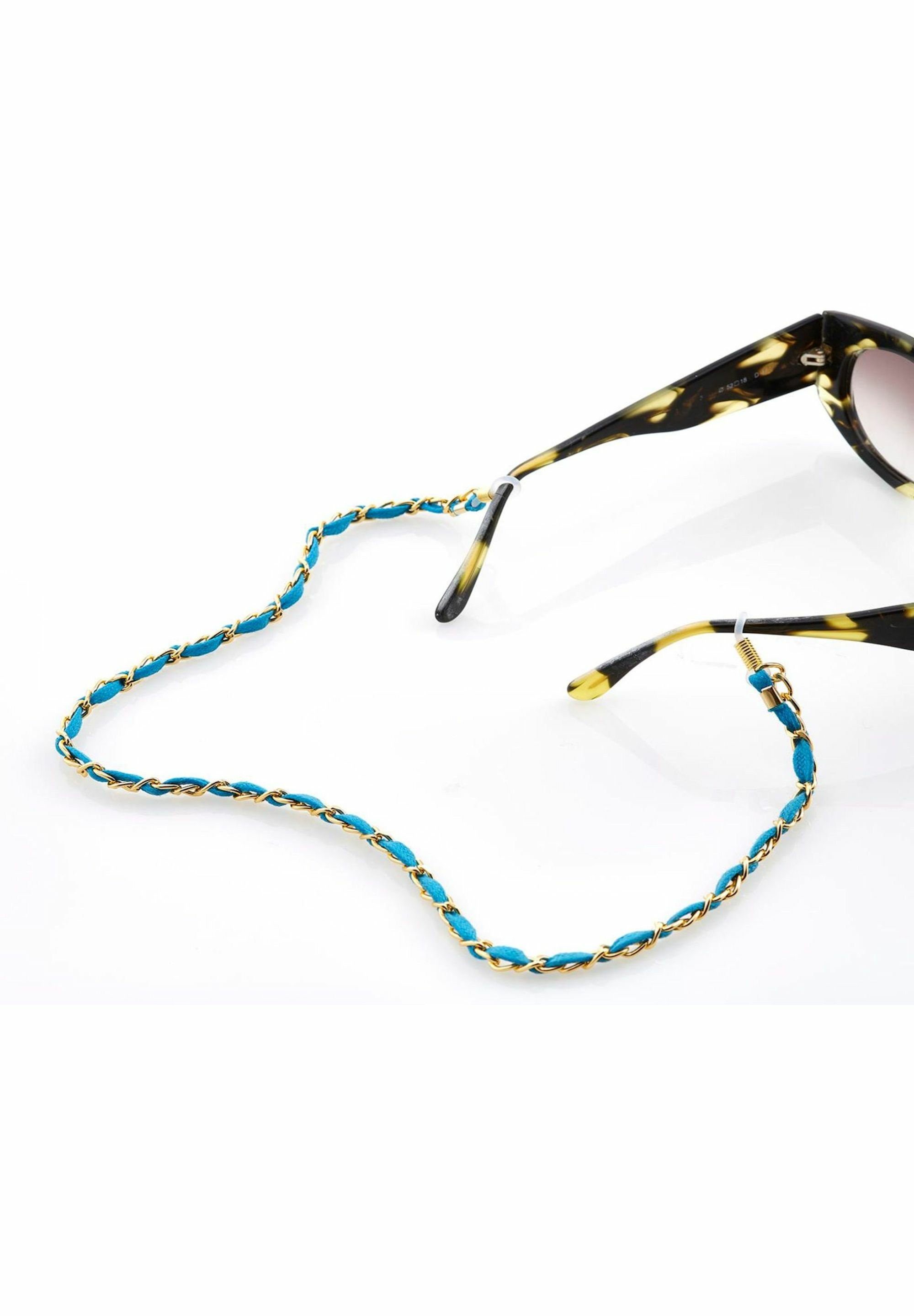 Gemshine Brillenkette Brillenkette: Sonnenbrille, Lesebrille Türkis